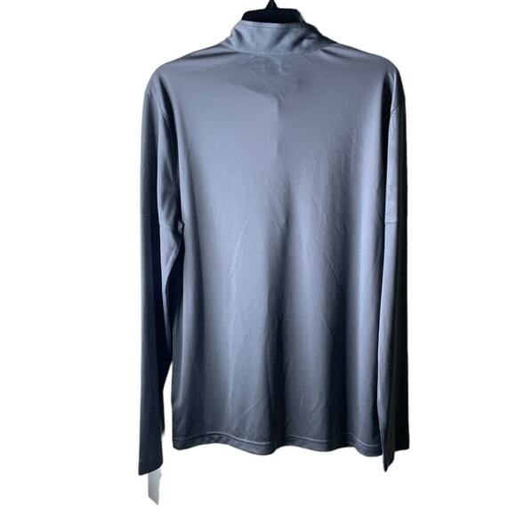 NFL Kansas City Chiefs Football Shirt Men M 1/2 Zip Mock Activewear Pullover NWT - Picture 4 of 10